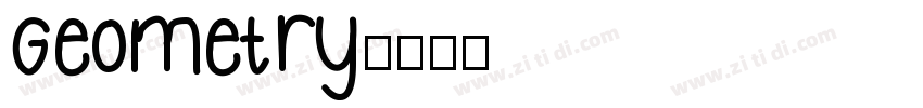 Geometry字体转换
