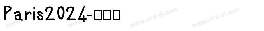 Paris2024字体转换