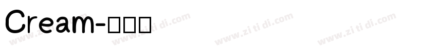 Cream字体转换
