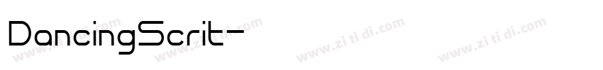 DancingScrit字体转换