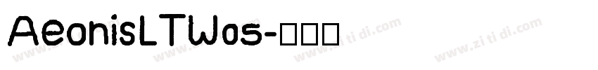 AeonisLTW05字体转换