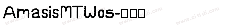 AmasisMTW05字体转换