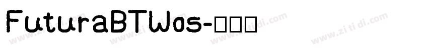 FuturaBTW05字体转换