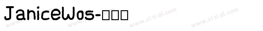 JaniceW05字体转换