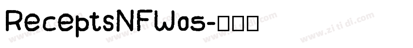 ReceptsNFW05字体转换