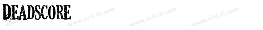 Deadscore字体转换