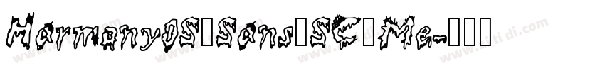Harmony0S_Sans_SC_Me字体转换