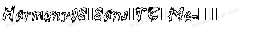 Harmony0S_Sans_TC_Me字体转换