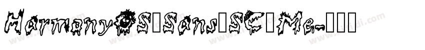 HarmonyOS_Sans_SC_Me字体转换