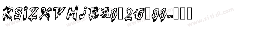 KSIZXVHJEA0_26_00字体转换