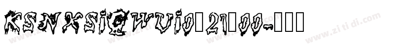 KSNXSIQWUI0_21_00字体转换