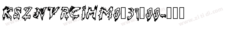 KSZNVRCIHM0_31_00字体转换