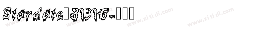 Stardate_81316字体转换