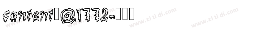 content_@1772字体转换