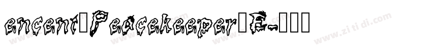 encent_Peacekeeper_E字体转换