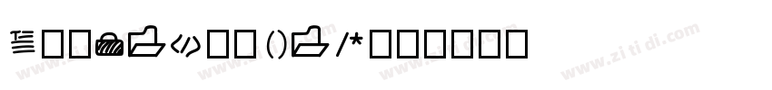 CoreSansESW15字体转换