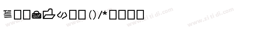 CoreSansEW字体转换