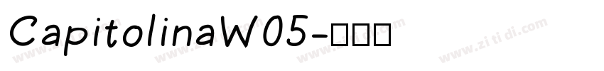 CapitolinaW05字体转换