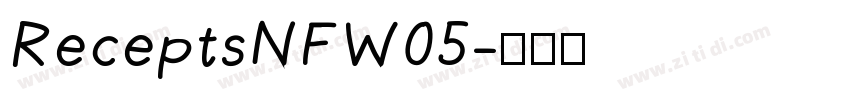 ReceptsNFW05字体转换