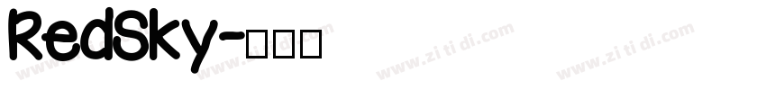 RedSky字体转换