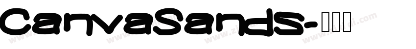 CanvaSands字体转换