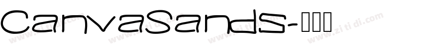 CanvaSands字体转换
