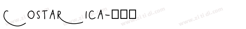 CostaRica字体转换