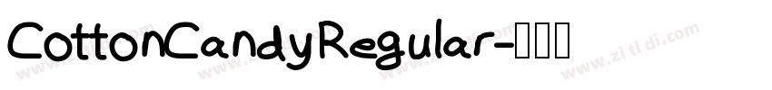 CottonCandyRegular字体转换 CottonCandyRegular字体转换