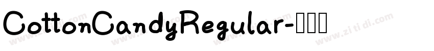 CottonCandyRegular字体转换 CottonCandyRegular字体转换