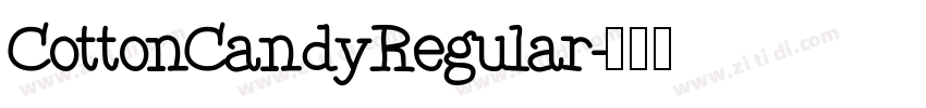 CottonCandyRegular字体转换 CottonCandyRegular字体转换