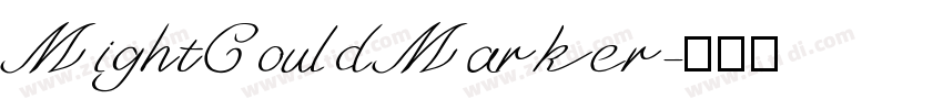 MightCouldMarker字体转换 MightCouldMarker字体转换