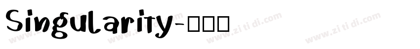 Singularity字体转换