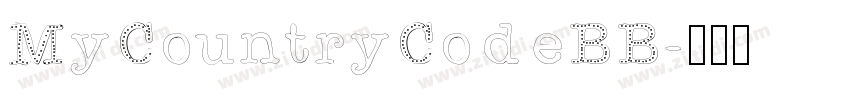 MyCountryCodeBB字体转换