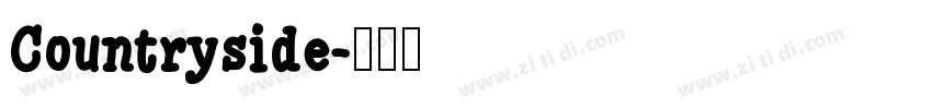Countryside字体转换