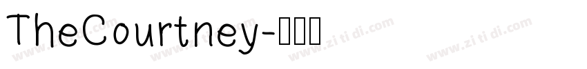 TheCourtney字体转换
