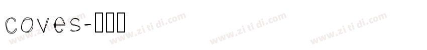 coves字体转换