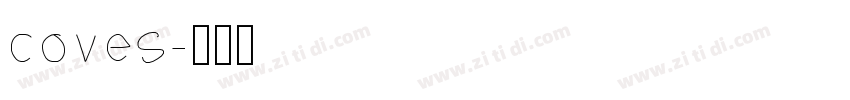 coves字体转换
