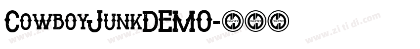 CowboyJunkDEMO字体转换