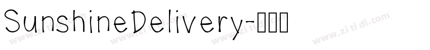 SunshineDelivery字体转换