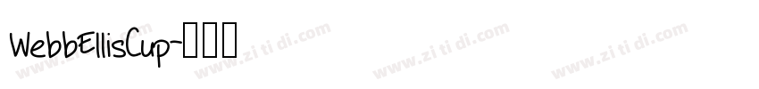 WebbEllisCup字体转换