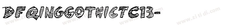 DFQingGothicTC13字体转换