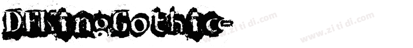 DFKingGothic字体转换