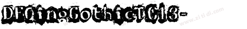 DFQingGothicTC13字体转换