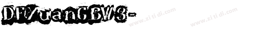 DFYuanGBW3字体转换