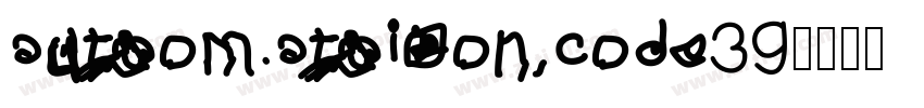 automationcode39字体转换
