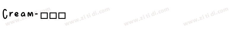 Cream字体转换