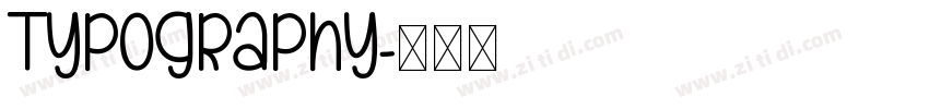 typography字体转换