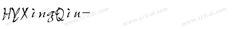 HYXingQiu字体转换
