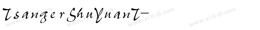 TsangerShuYuanT字体转换