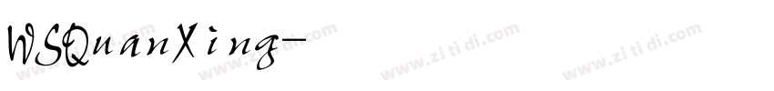 WSQuanXing字体转换